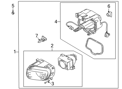 2000 Mazda Millenia Fog Lamps Diagram