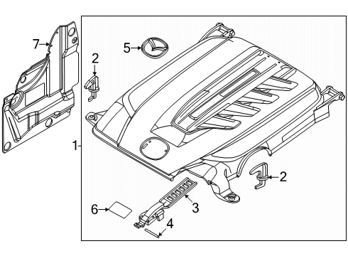 2024 Mazda CX-90 Engine Appearance Cover