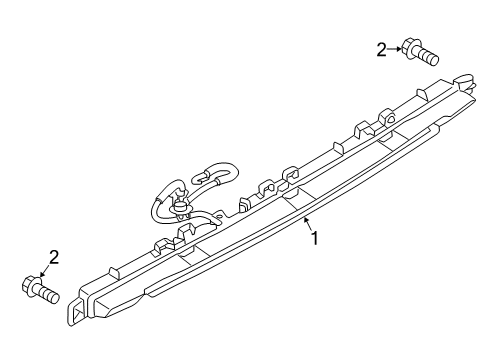 2025 Mazda 3 High Mount Lamps