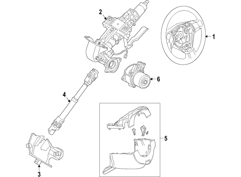 2018 Mazda CX-9 Steering Column Diagram