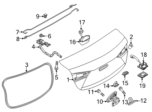 2014 Mazda 3 Trunk Diagram
