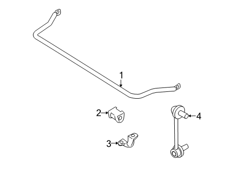 2004 Mazda RX-8 Stabilizer Bar & Components Diagram 2