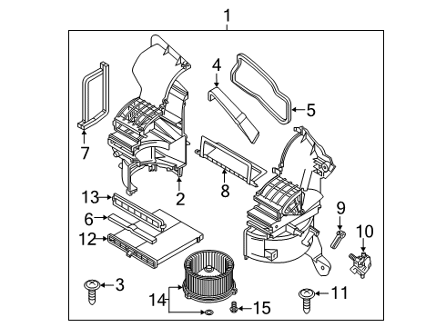 2025 Mazda CX-5 Blower Motor & Fan Diagram 2