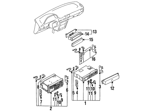 1993 Mazda Protege Sound System