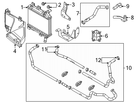2025 Mazda CX-70 Radiator & Components