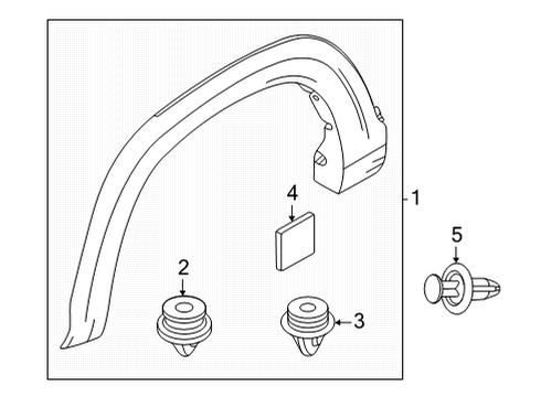 2022 Mazda MX-30 EV Exterior Trim - Fender