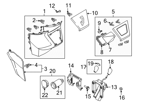 2009 Mazda 5 Gear Shift Control - AT Diagram