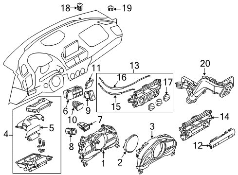 2015 Mazda 3 Switches Diagram