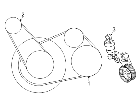 2024 Mazda CX-90 Belts & Pulleys