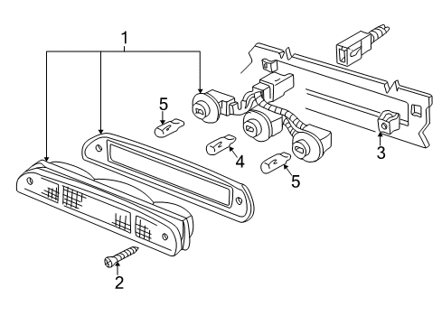 1999 Mazda B3000 Bulbs Diagram 3