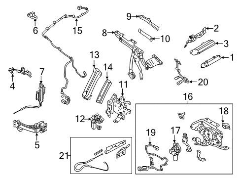 2018 Mazda MX-5 Miata Motor Diagram for NA2E-R1-6M2
