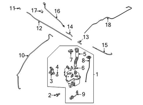 2023 Mazda MX-30 EV Wipers Diagram 2