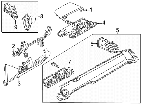 2025 Mazda CX-70 Instrument Panel Components