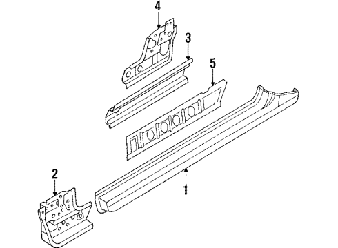 1991 Mazda Miata Rocker Panel