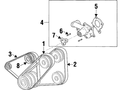 1995 Mazda Protege Water Pump Diagram
