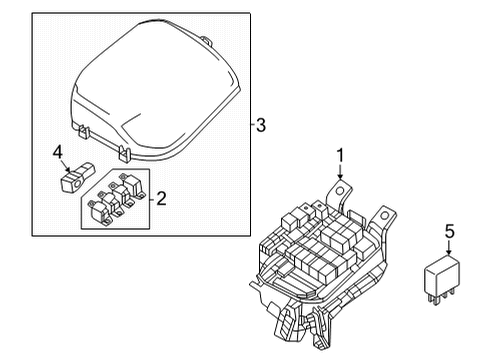 2022 Mazda MX-30 EV Fuse & Relay