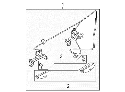 2011 Mazda 3 License Lamps Diagram