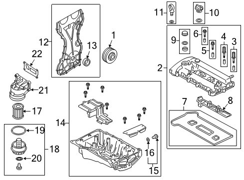 2009 Mazda Tribute Engine Parts Diagram 2