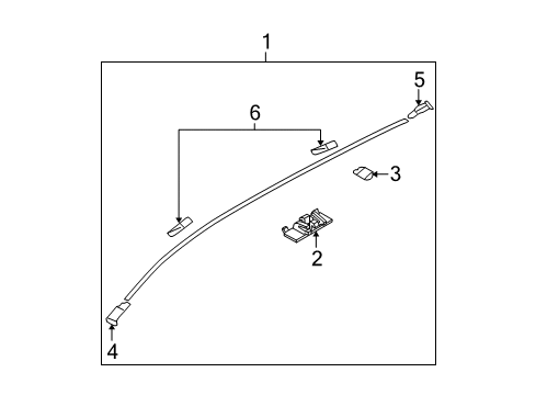 2012 Mazda 3 Exterior Trim - Roof