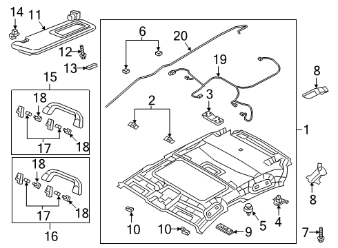 2025 Mazda 3 Interior Trim - Roof