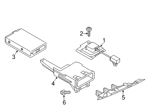 2014 Mazda CX-9 Navigation System Components