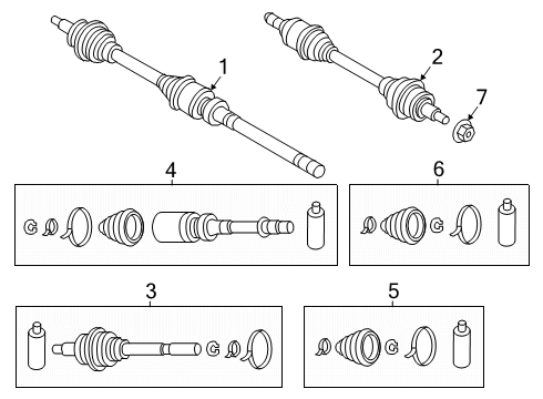 2025 Mazda CX-70 Front Axle