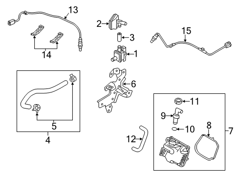 2018 Mazda 3 Emission Components Diagram