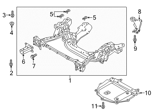 2024 Mazda MX-5 Miata Suspension Mounting - Front