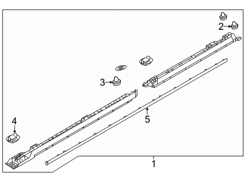 2024 Mazda CX-90 Exterior Trim - Pillars