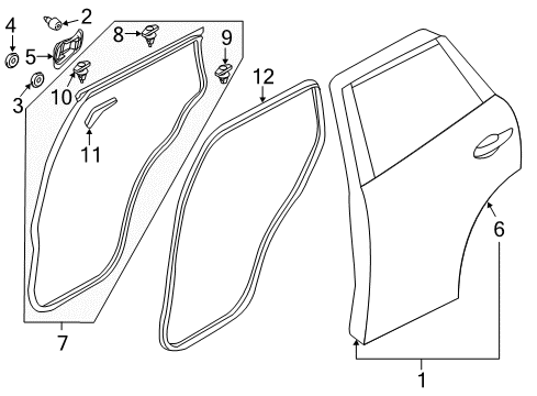 2016 Mazda CX-5 Door & Components Diagram 2