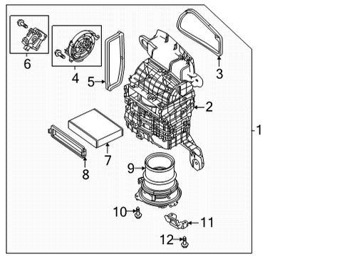 2023 Mazda MX-30 EV Automatic Temperature Controls Diagram