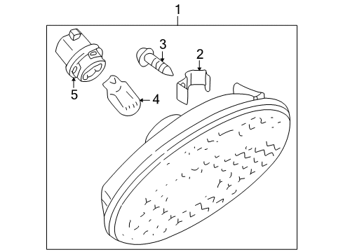2002 Mazda Protege5 Side Marker Lamps Diagram
