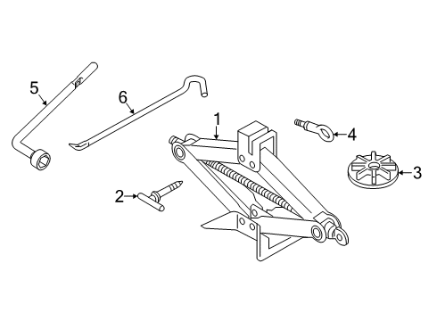 2025 Mazda 3 Jack & Components