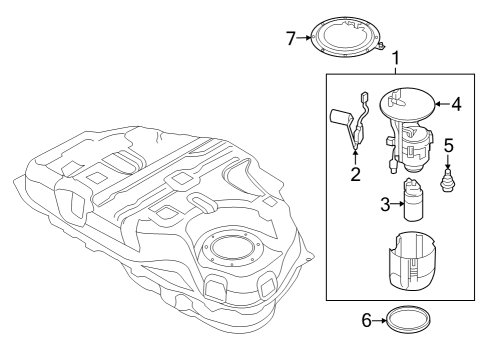 2024 Mazda CX-50 Fuel Pump Diagram