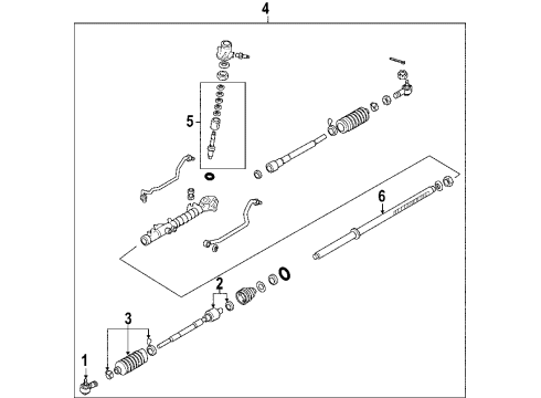 2011 Mazda CX-7 P/S Pump & Hoses Diagram