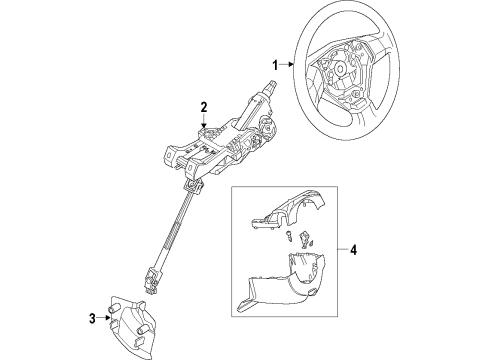 2007 Mazda CX-9 Steering Column Diagram