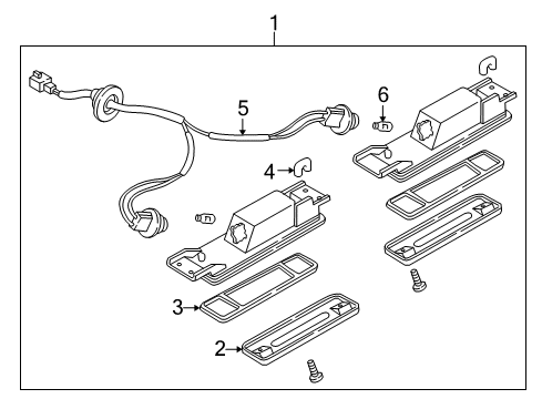 2000 Mazda Millenia License Lamps Diagram