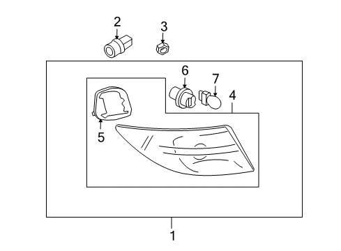 2011 Mazda 6 Tail Lamps Diagram