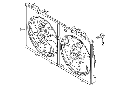 2020 Mazda CX-5 Cooling Fan Diagram 2