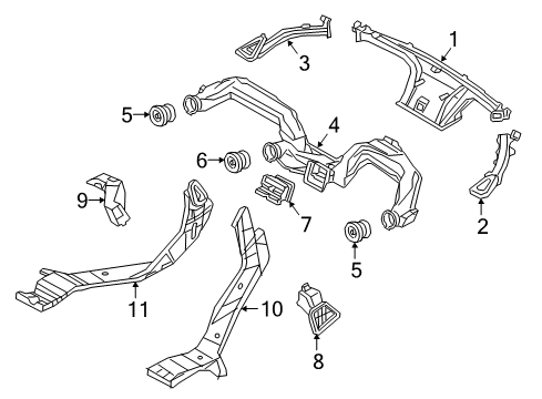 2017 Mazda CX-3 Ducts Diagram