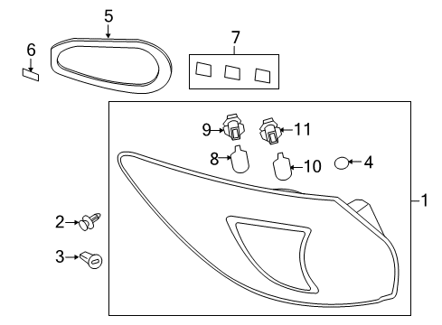 2016 Mazda CX-5 Bulbs Diagram