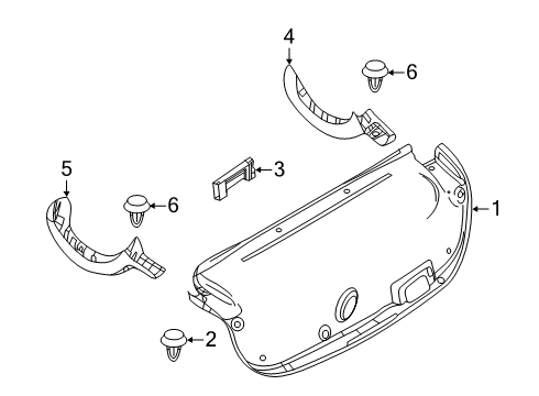 2025 Mazda 3 Interior Trim - Trunk