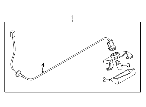2011 Mazda 2 License Lamps Diagram