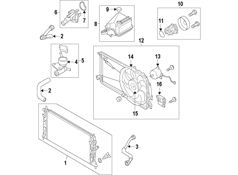 2009 Mazda 5 Cooling Fan Diagram