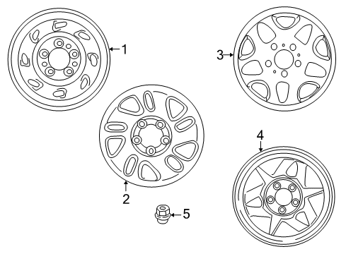 2000 Mazda B4000 Wheels Diagram 2
