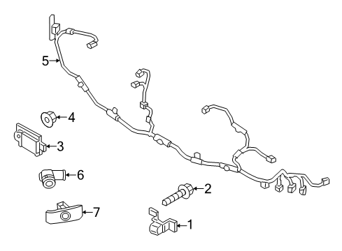 2025 Mazda 3 Electrical Components - Front Bumper