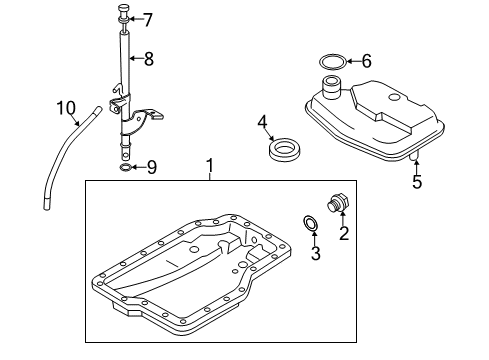 2012 Mazda 5 Automatic Transmission Diagram