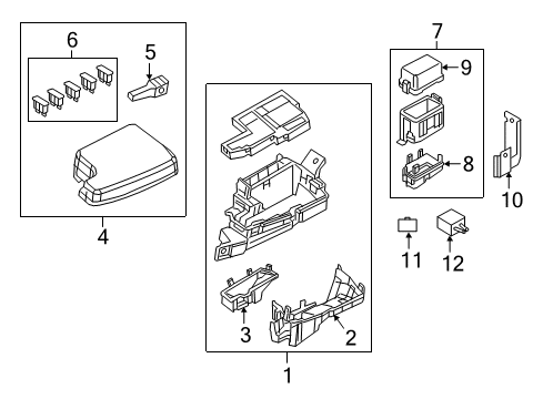 2022 Mazda CX-9 Fuse (20A) Diagram for KD5P-67-S99