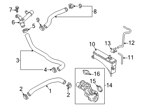 2024 Mazda MX-5 Miata Hoses, Lines & Pipes Diagram