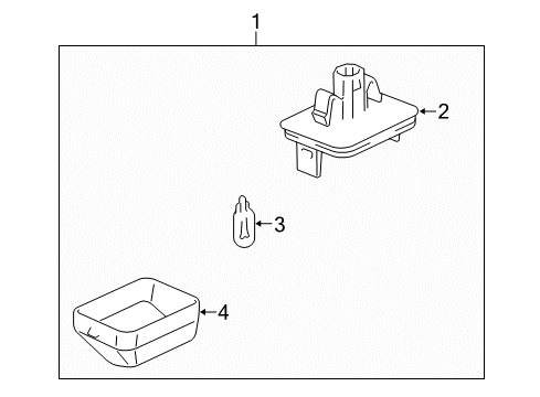2012 Mazda CX-7 Bulbs Diagram